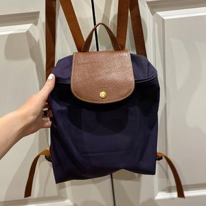 Dark purple Longchamp backpack!
